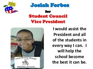 Duties of a Student Council Vice President